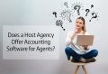 Does a Host Agency offer an Accounting Program for Independent Travel Agents