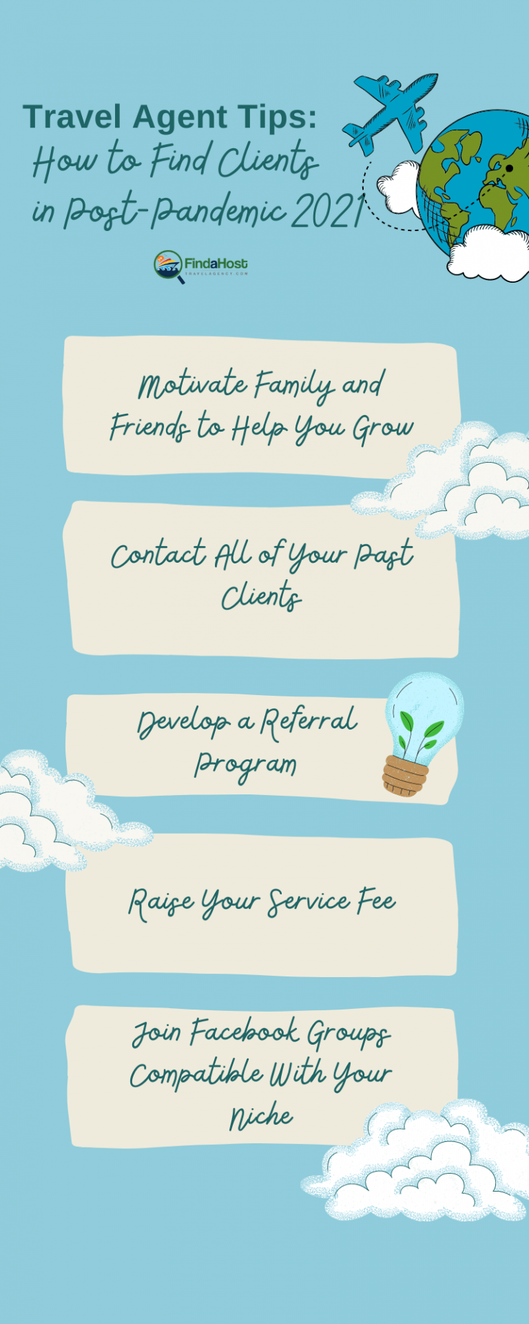 How to Find Clients as a Travel Agent in 2021 Infographic Find A