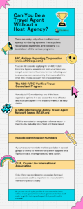 Can You Be a Travel Agent  Without a Host Agency?