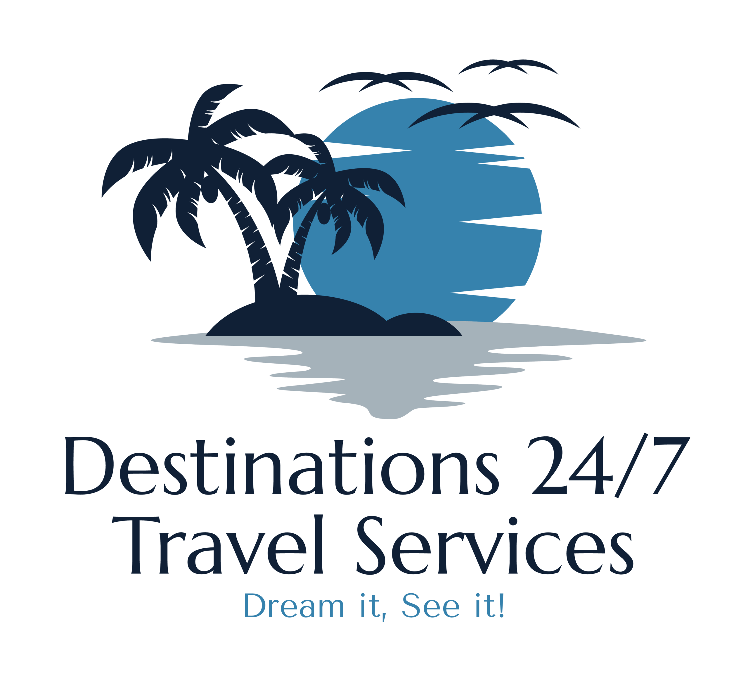 Destinations 24/7 Travel Services LLC Logo