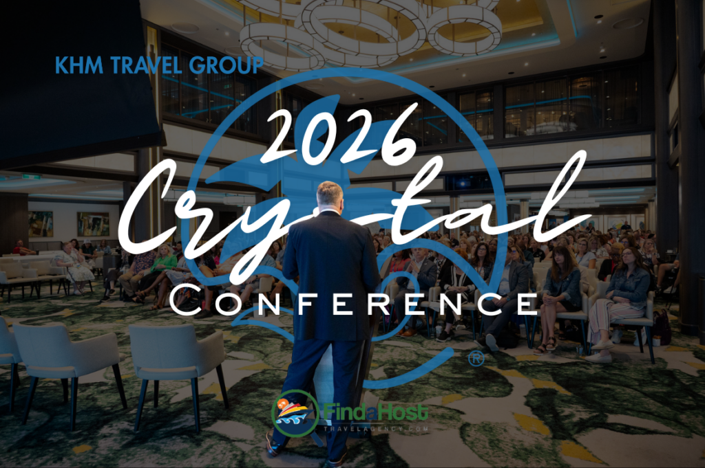 KHM Travel Group 2026 Crystal Conference audience session on Norwegian Encore cruise ship